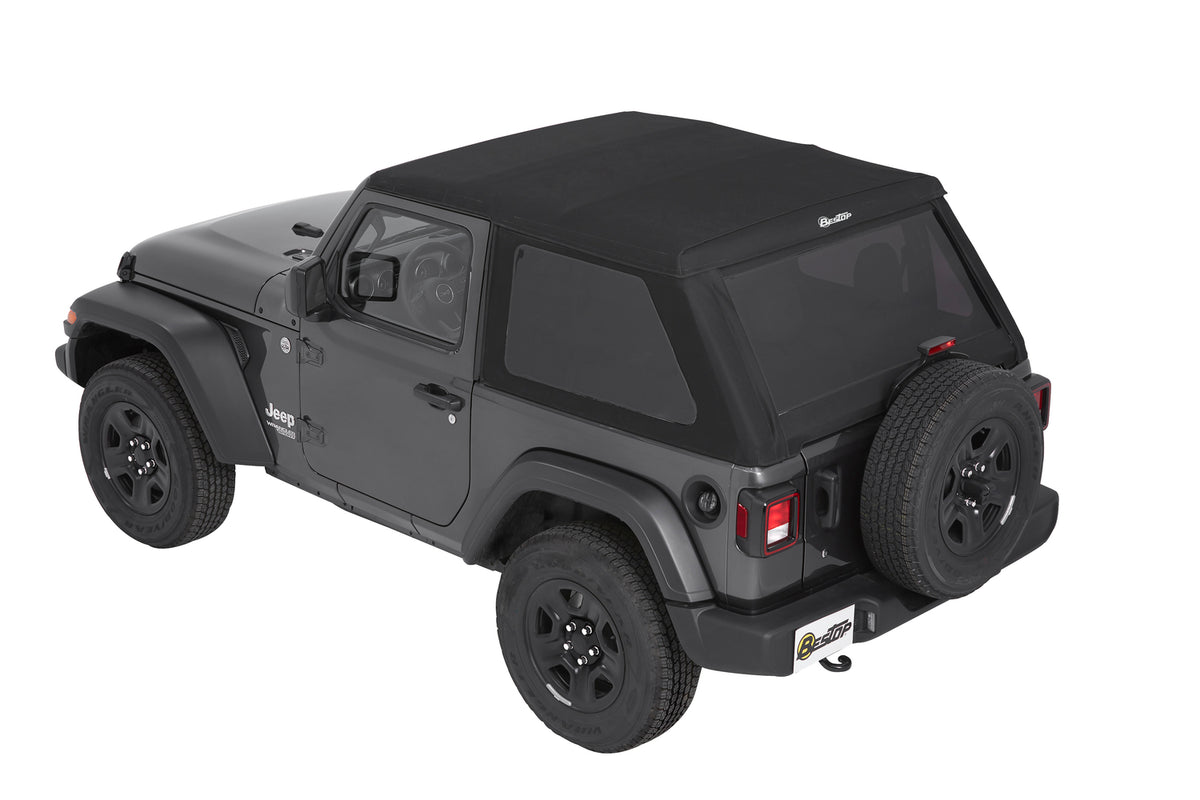 Trektop Jeep '18-26 Wrangler JL 2-Door Premium Black Twill Bestop