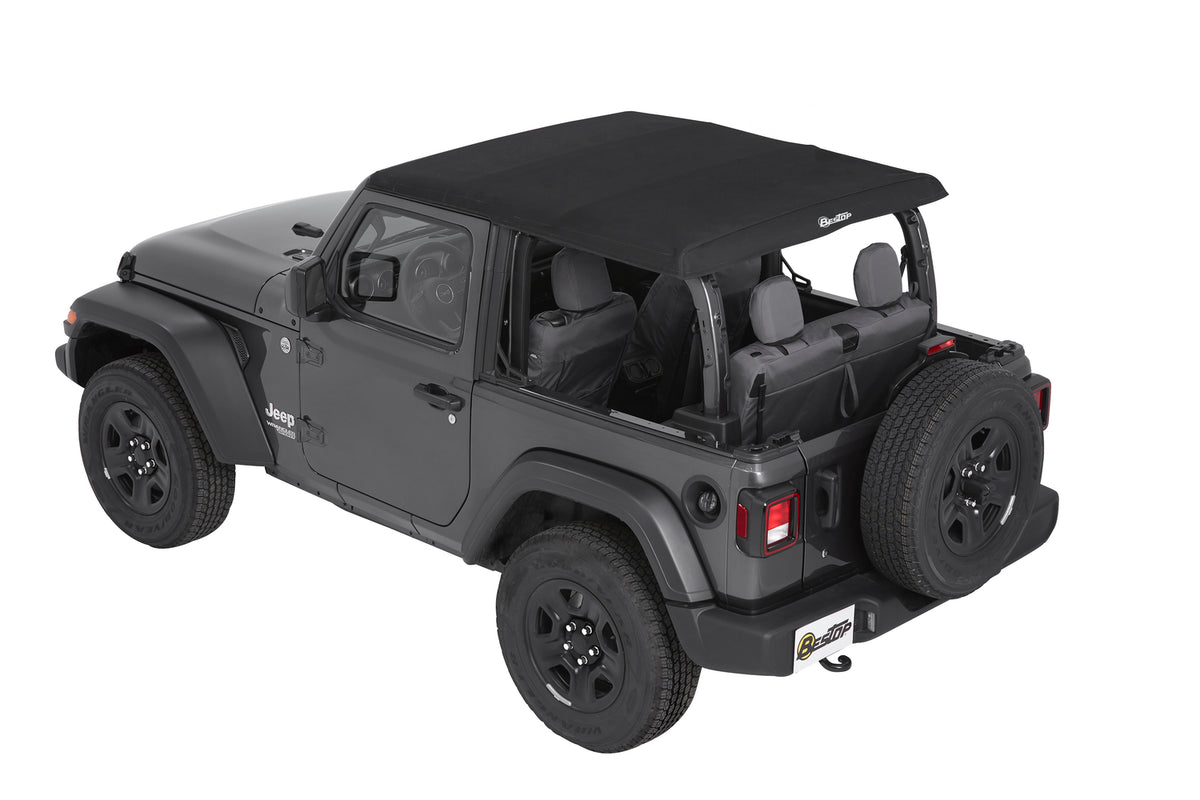 Trektop Jeep '18-26 Wrangler JL 2-Door Premium Black Twill Bestop