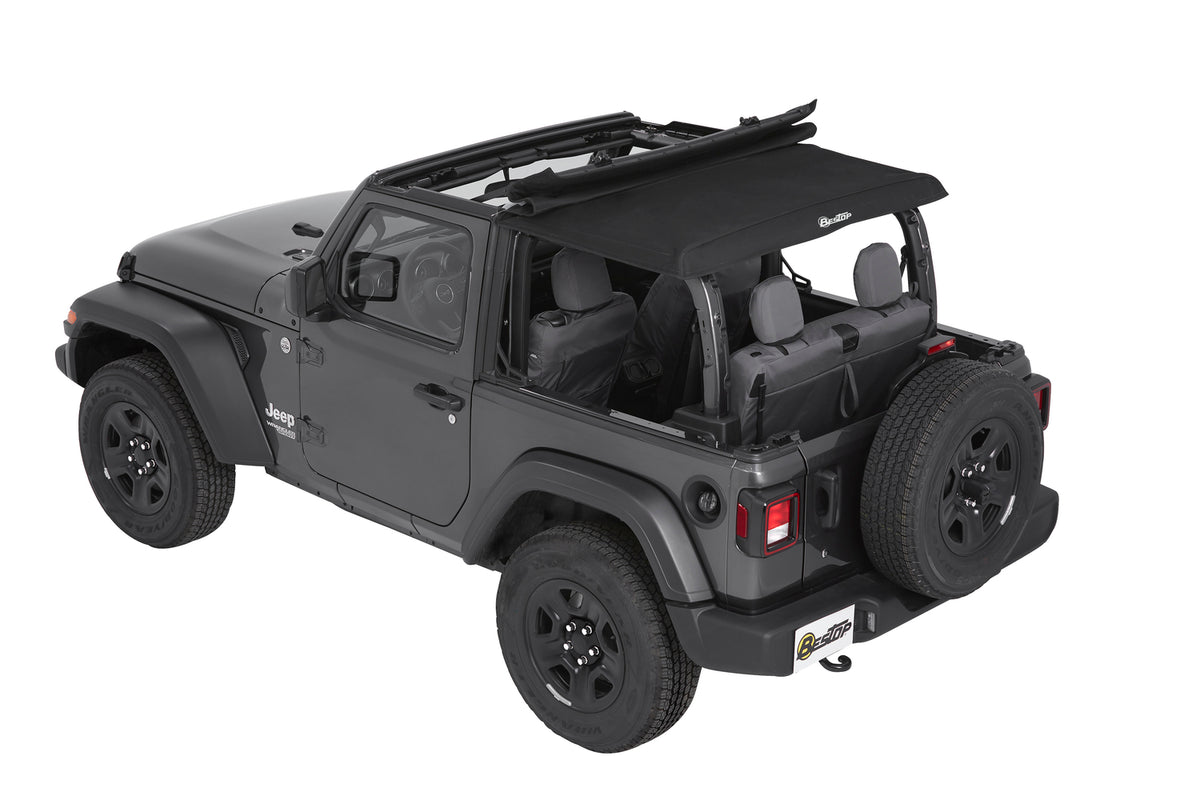 Trektop Jeep '18-26 Wrangler JL 2-Door Premium Black Twill Bestop