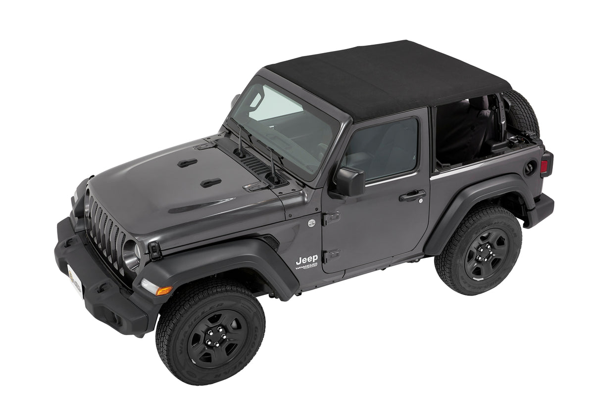 Trektop Jeep '18-26 Wrangler JL 2-Door Premium Black Twill Bestop