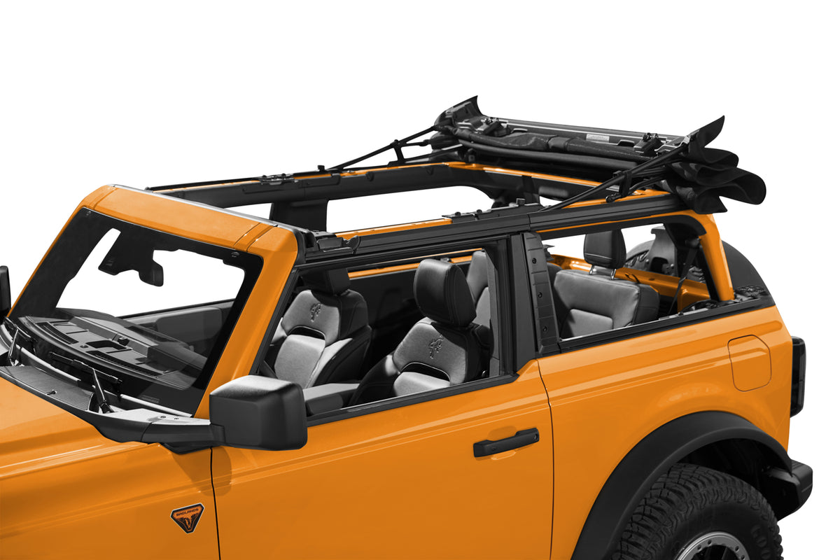 Trektop 21-27 Bronco 2-Door (Premium Black Twill) Bestop