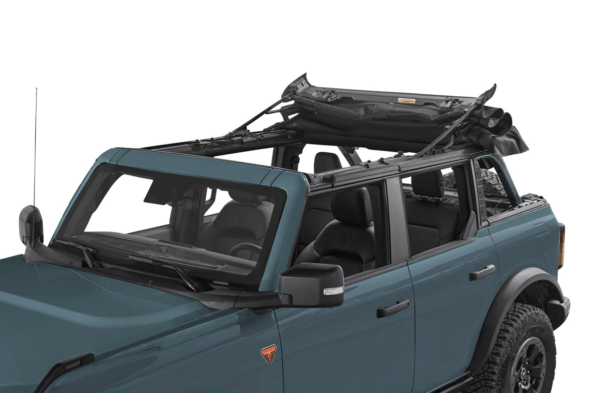 Trektop 21-27 Bronco 4-Door (Premium Black Twill) Bestop