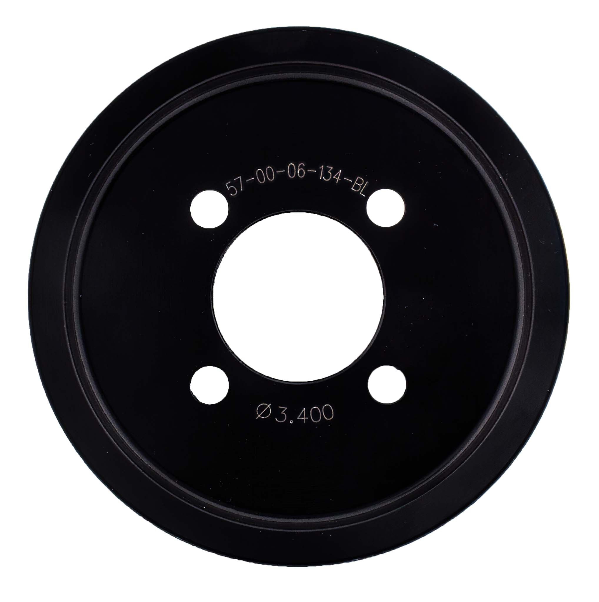 Two-Piece, 6 Rib, 3.400" Diameter Pulley 57-00-06-134-BL