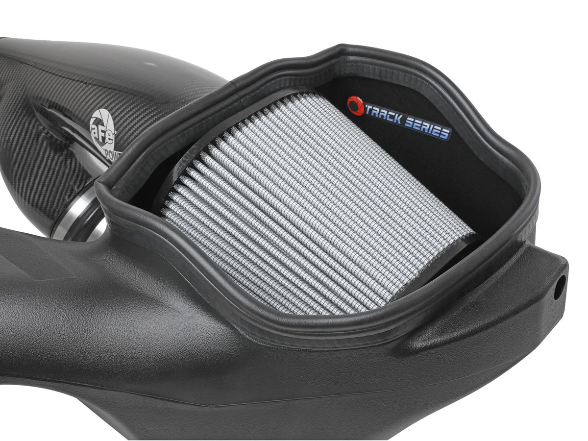Track Series Carbon Fiber Intake System w/ Pro Dry S Filter Ford F-150 Raptor 17-20 V6-3.5L (tt) aFe Power