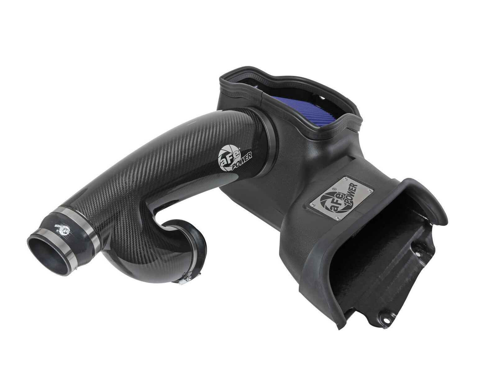 Track Series Carbon Fiber Intake System w/ Pro 5R Filter Ford F-150 Raptor 17-20 V6-3.5L (tt) aFe Power