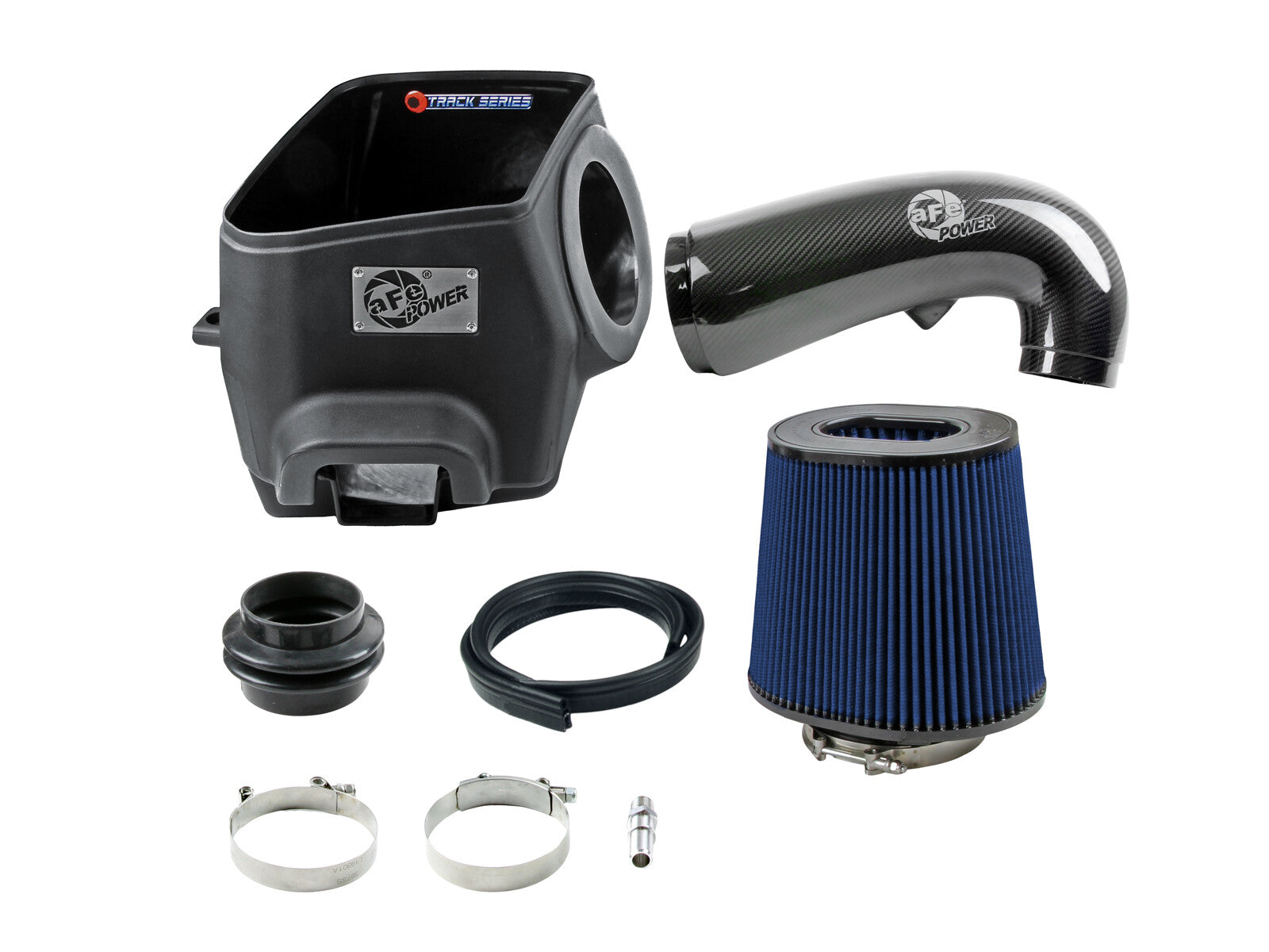 Track Series Carbon Fiber Intake System w/ Pro 5R Filter Ram 1500 (Dt) 19-26 V8-5.7L Hemi aFe Power