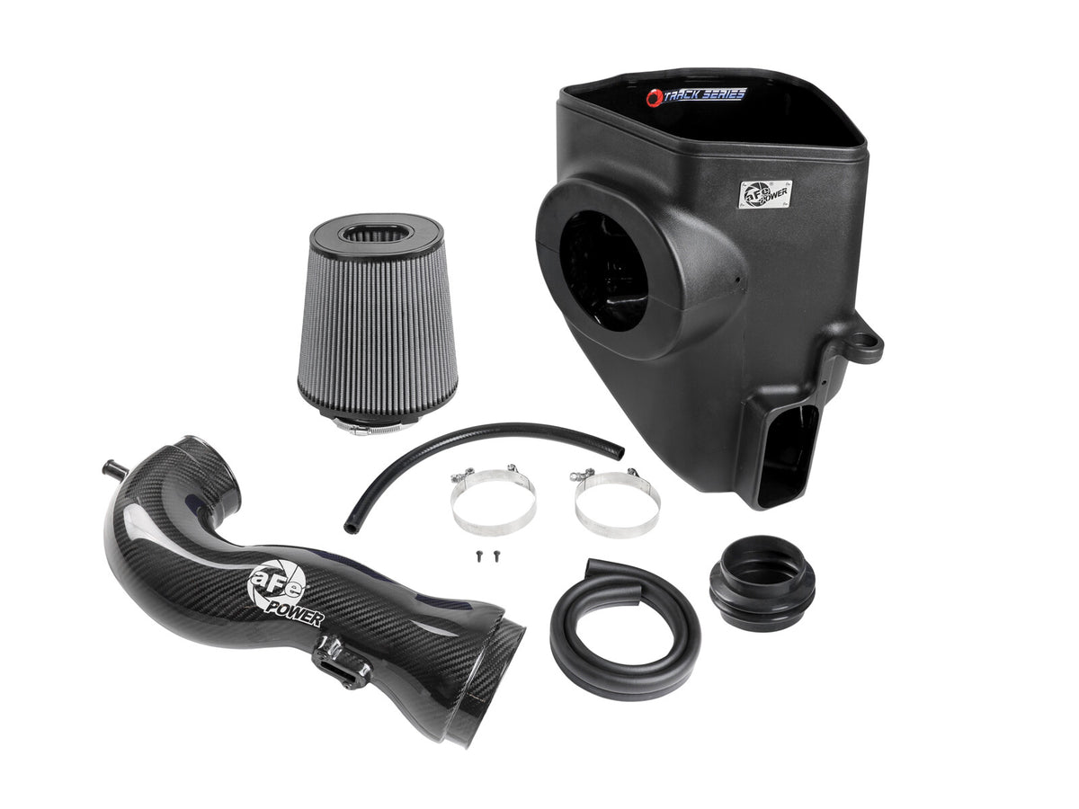Track Series Carbon Fiber Intake System w/ Pro Dry S Filter GM Trucks/SUVs 19-26 V8-5.3/6.2L aFe Power