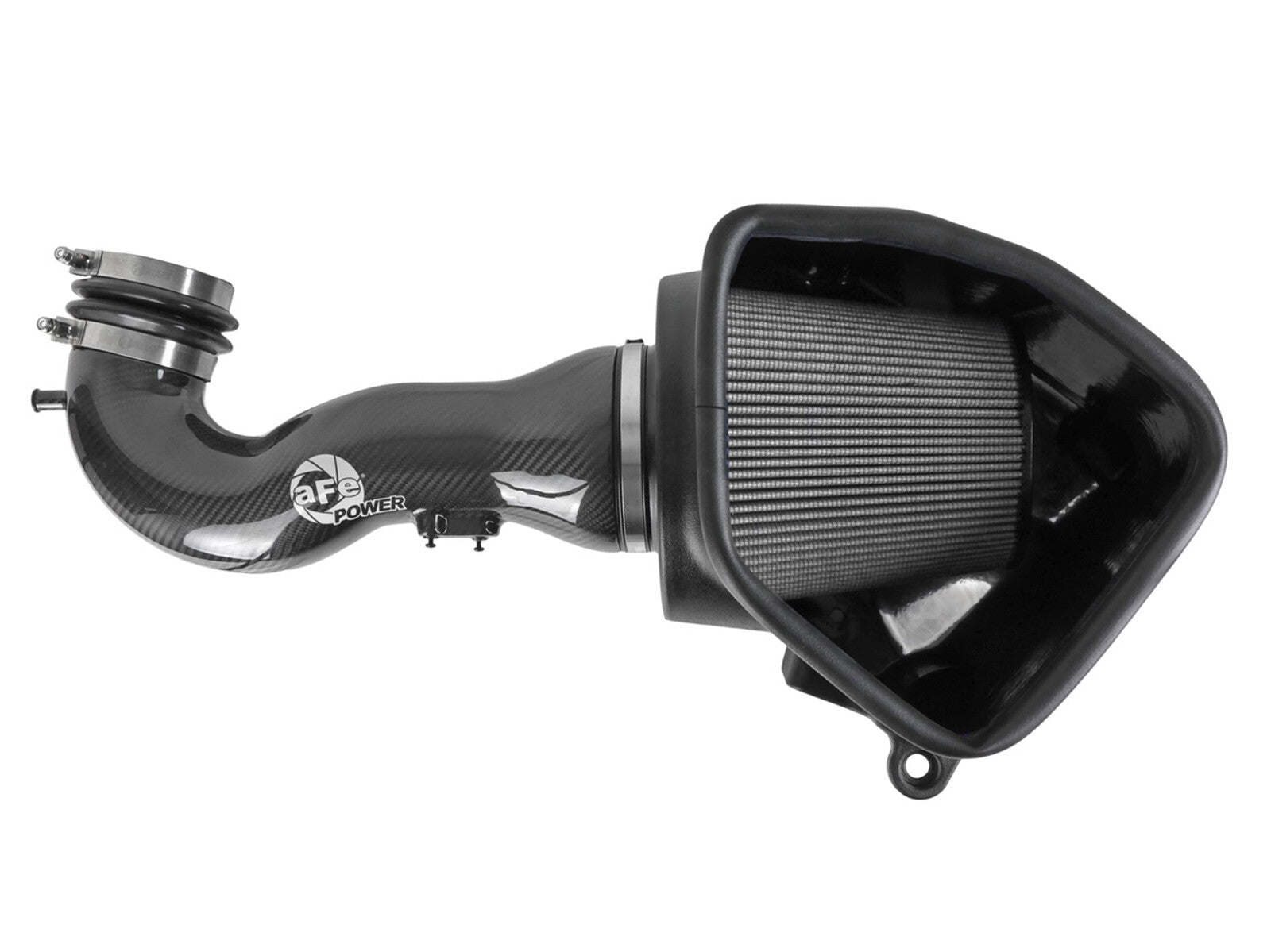 Track Series Carbon Fiber Intake System w/ Pro Dry S Filter GM Trucks/SUVs 19-26 V8-5.3/6.2L aFe Power