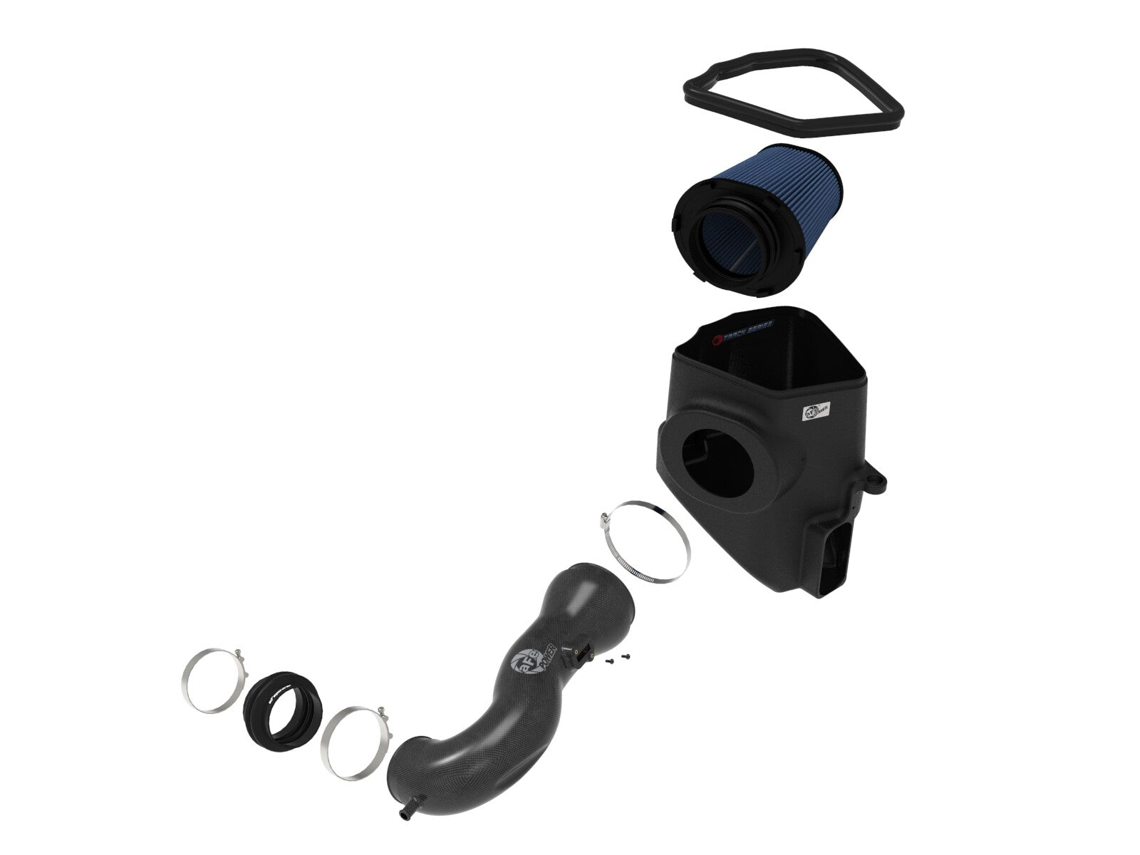 Track Series Carbon Fiber Intake System w/ Pro 5R Filter GM Trucks/SUVs 19-26 V8-5.3/6.2L aFe Power