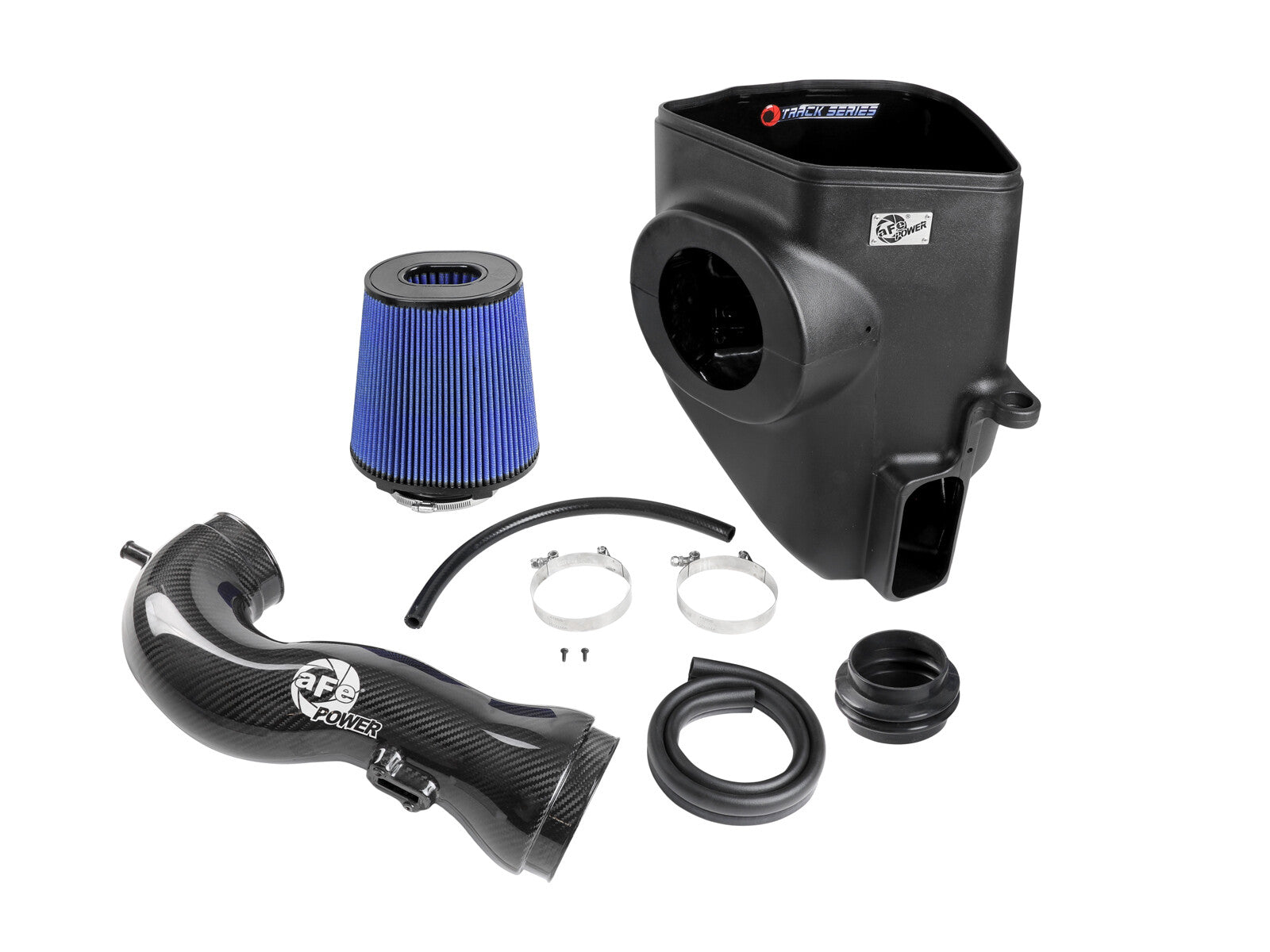 Track Series Carbon Fiber Intake System w/ Pro 5R Filter GM Trucks/SUVs 19-26 V8-5.3/6.2L aFe Power