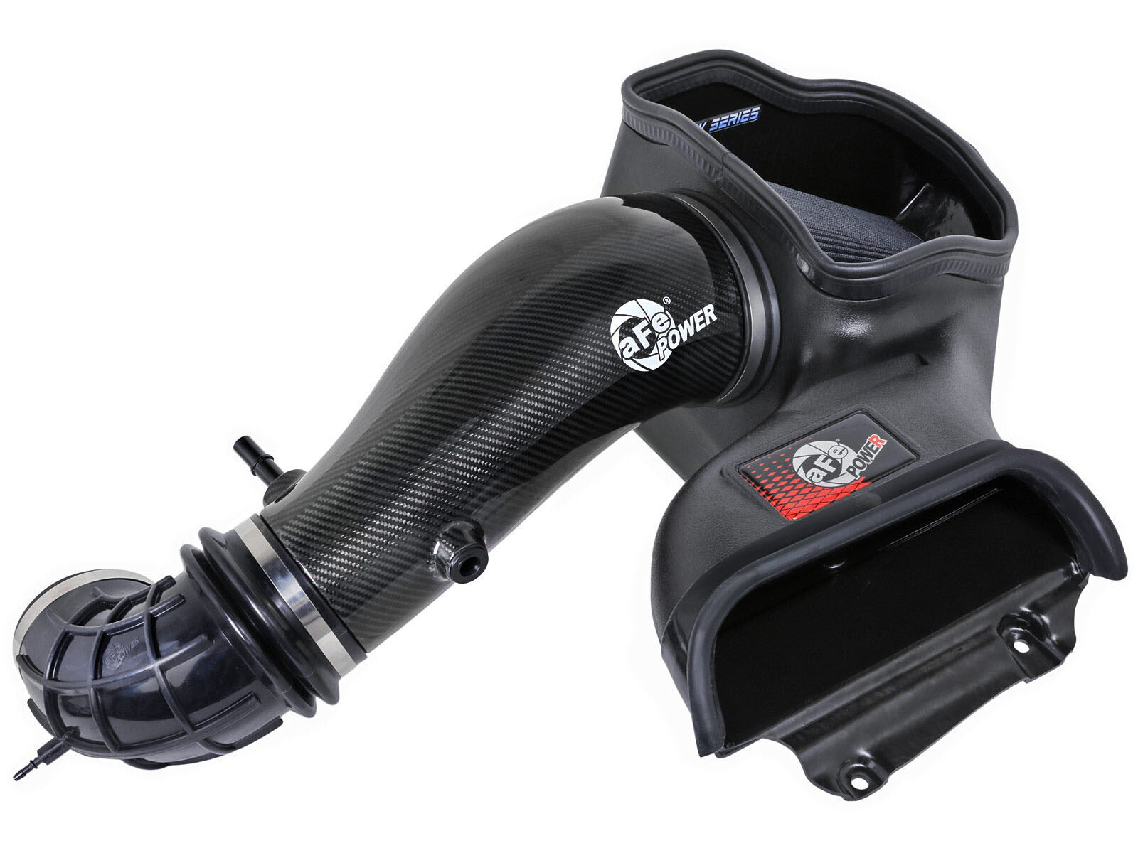 Track Series Carbon Fiber Intake System w/ Pro 5R Filter Black Ford F-150 Raptor R 23-26 V8-5.2L (sc) aFe Power