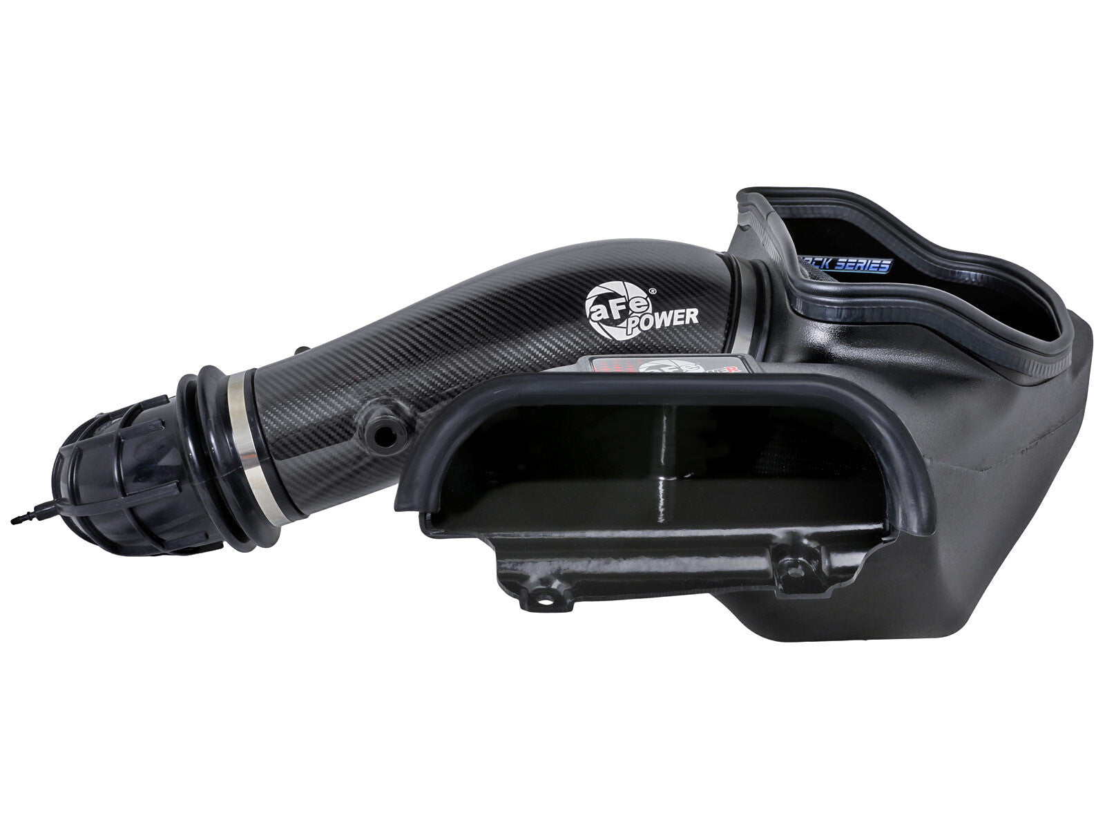 Track Series Carbon Fiber Intake System w/ Pro 5R Filter Black Ford F-150 Raptor R 23-26 V8-5.2L (sc) aFe Power