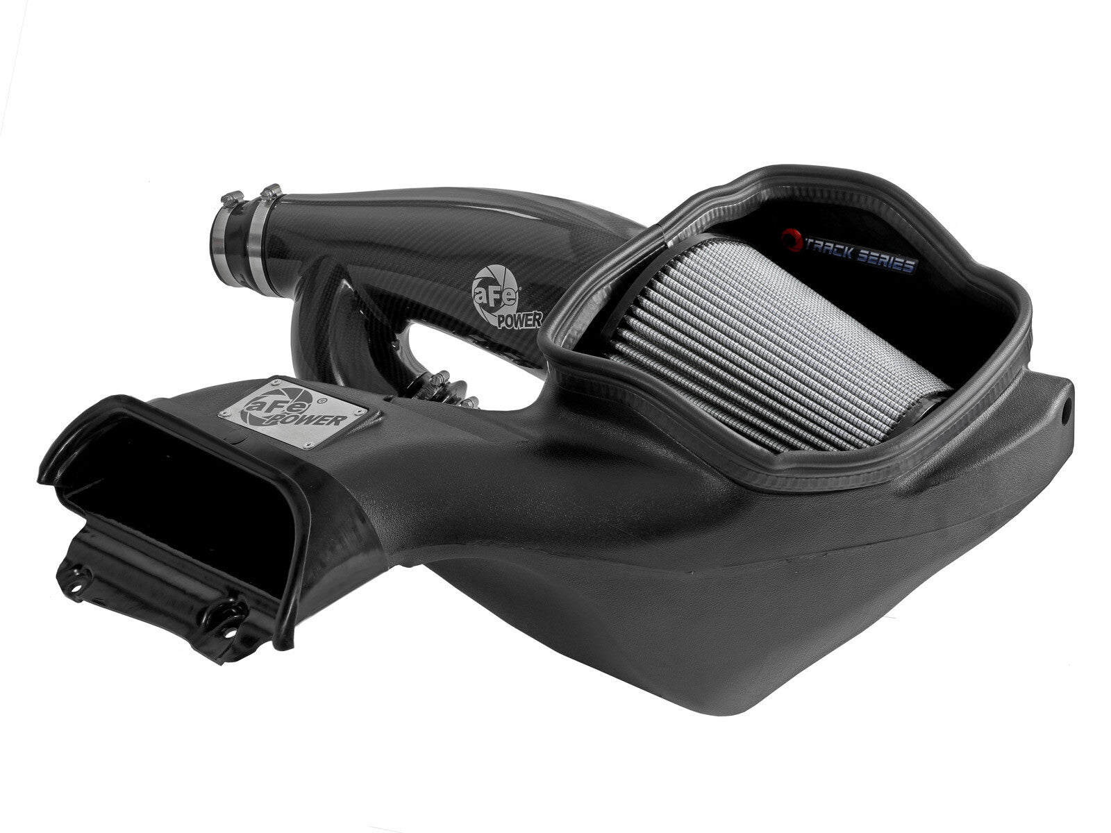 Track Series Carbon Fiber Intake System w/ Pro Dry S Filter Ford F-150 Raptor 21-26 V6-3.5L (tt) aFe Power