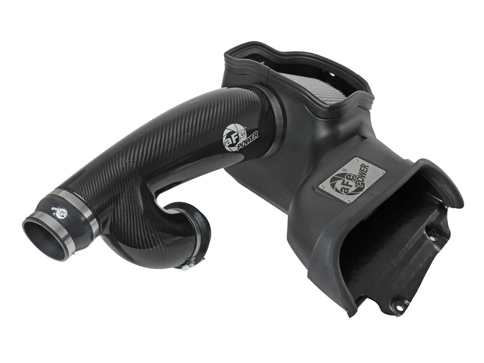 Track Series Carbon Fiber Intake System w/ Pro Dry S Filter Ford F-150 Raptor 21-26 V6-3.5L (tt) aFe Power