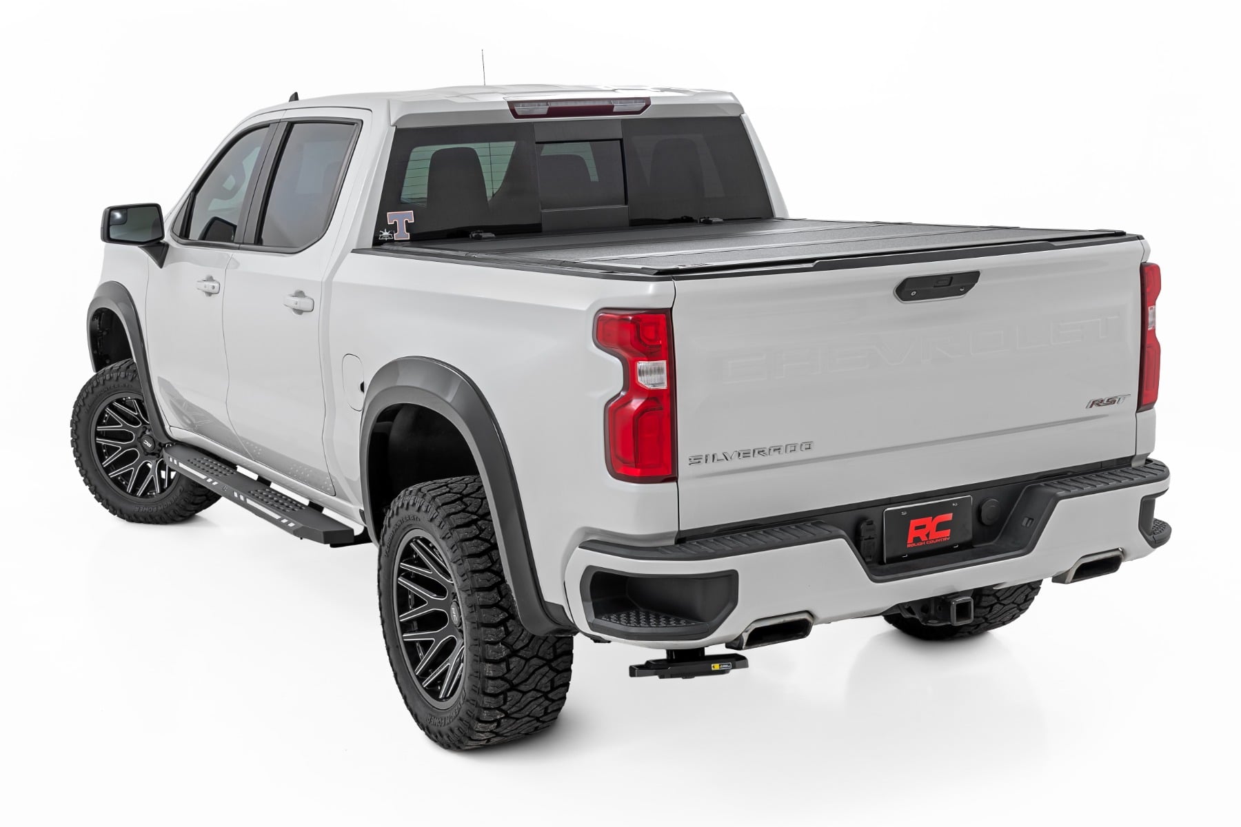 AC2 Running Boards Amber/White Crew Cab Silverado/Sierra 1500/2500HD/3500HD (19-26) Rough Country