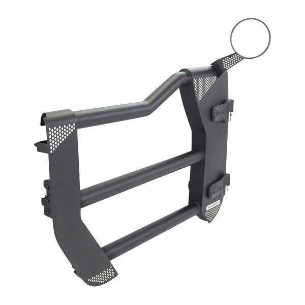 Trailline Tube Door Front Textured Black For 2007-2018 Jeep Wrangler JK Go Rhino