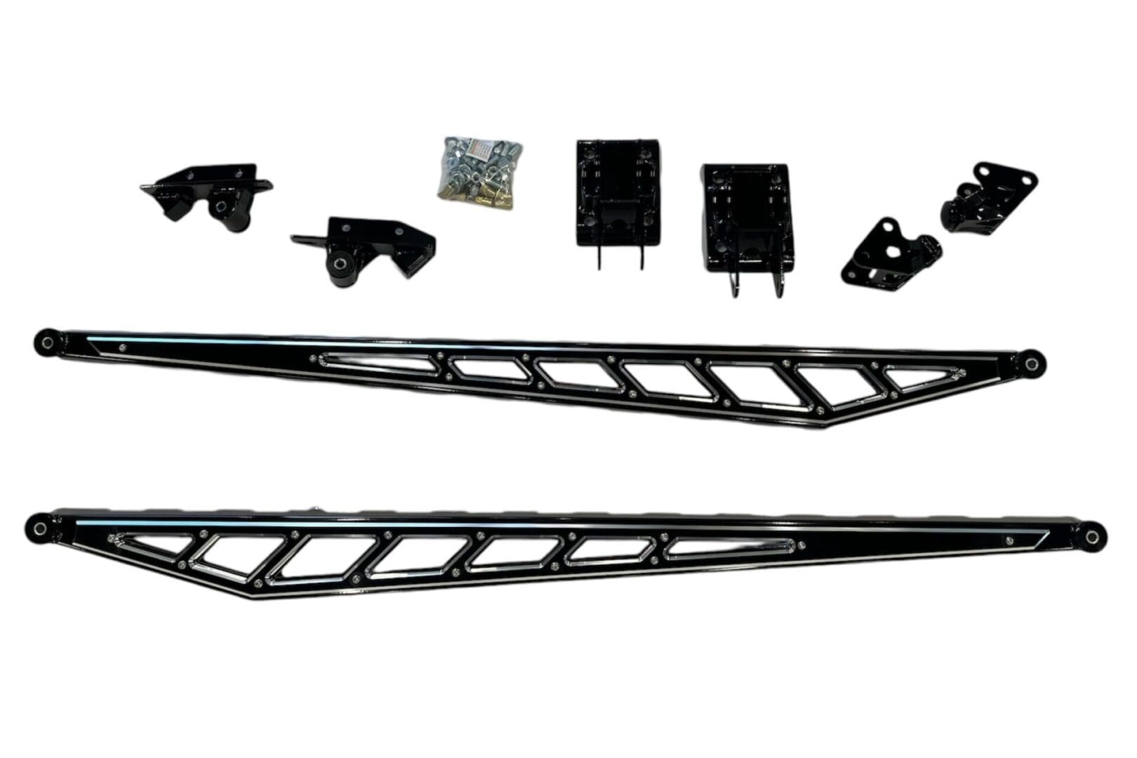 McGaughy's Premium S/S Traction Bar Kit 2023-2026 Ford F-350 4WD Crew Cab Short Bed
