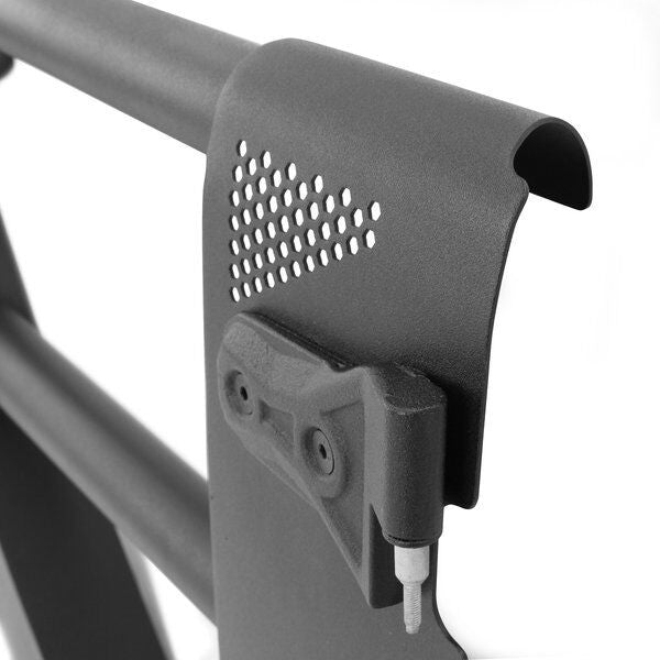 Trailline Tube Door Rear Textured Black 2018-2026 Jeep Wrangler JL 2020-2025 Jeep Gladiator Go Rhino