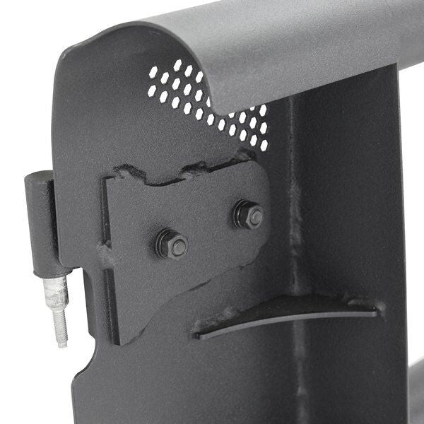 Trailline Tube Door Rear Textured Black 2018-2026 Jeep Wrangler JL 2020-2025 Jeep Gladiator Go Rhino