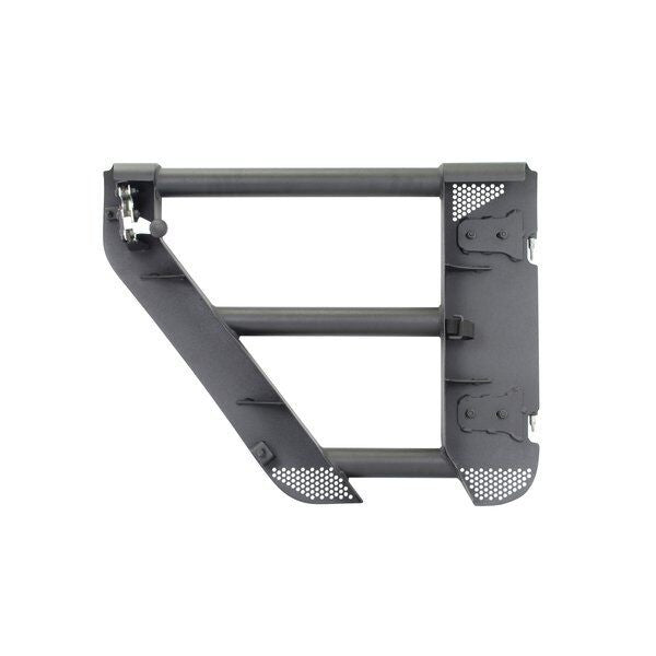 Trailline Tube Door Rear Textured Black 2018-2026 Jeep Wrangler JL 2020-2025 Jeep Gladiator Go Rhino