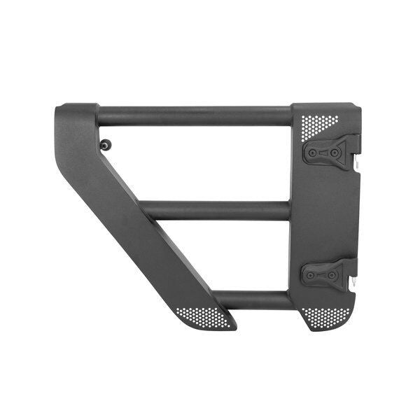 Trailline Tube Door Rear Textured Black 2018-2026 Jeep Wrangler JL 2020-2025 Jeep Gladiator Go Rhino