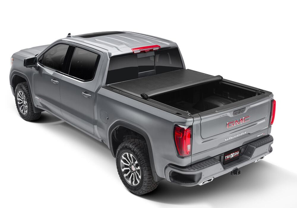 Lo Pro Tonneau Cover Black 2019 (New Body Style)-2026 Silverado/Sierra 1500/2020-2026 2500 HD/3500 HD 8 Foot Bed Truxedo