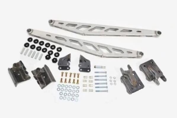 McGaughy's Traction Bar Kit 2017-2022 Ford F-350 4WD Raw Finish