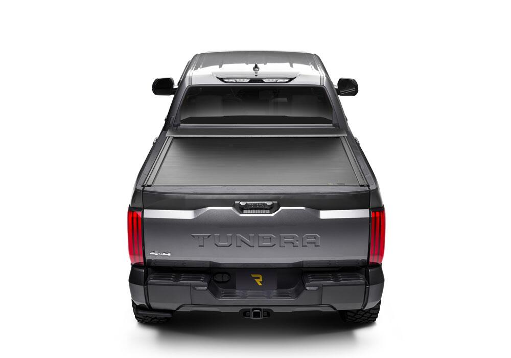 E-Series XT Locking Retractable Truck Bed Cover for 2022-2026 Toyota Tundra 5' 7 inch Bed without Trail Special Edition Storage Boxes Roll N Lock