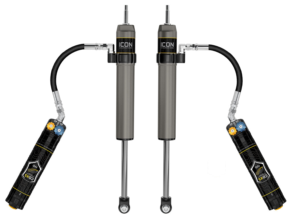 2022-2025 Toyota Tundra 0-1.5 Inch Lift/2023-2025 Sequoia 0-4 Inch Lift Rear V.S. 2.5 Aluminum Series Shock Absorbers Remote Reservoir W/ CDXS Pair Icon Vehicle Dynamics