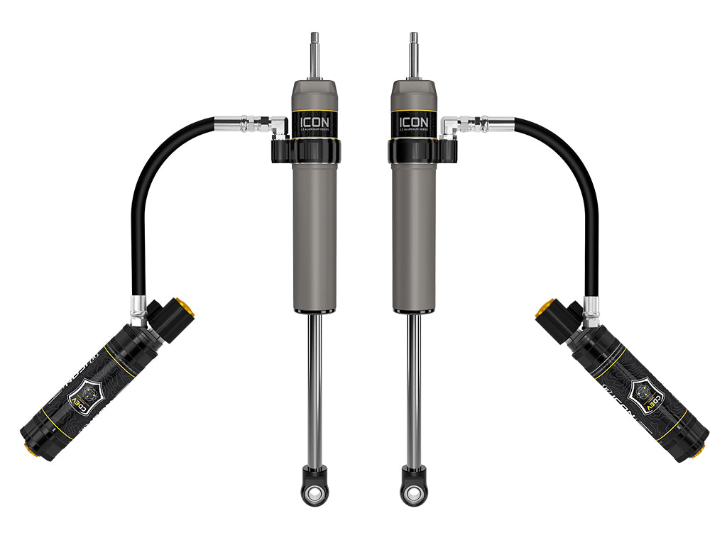 2022-2024 Toyota Tundra 3-3.5 Inch Lift Rear V.S. 2.5 Aluminum Series Shock Absorbers Remote Reservoir W/ CDEV Pair Icon Vehicle Dynamics