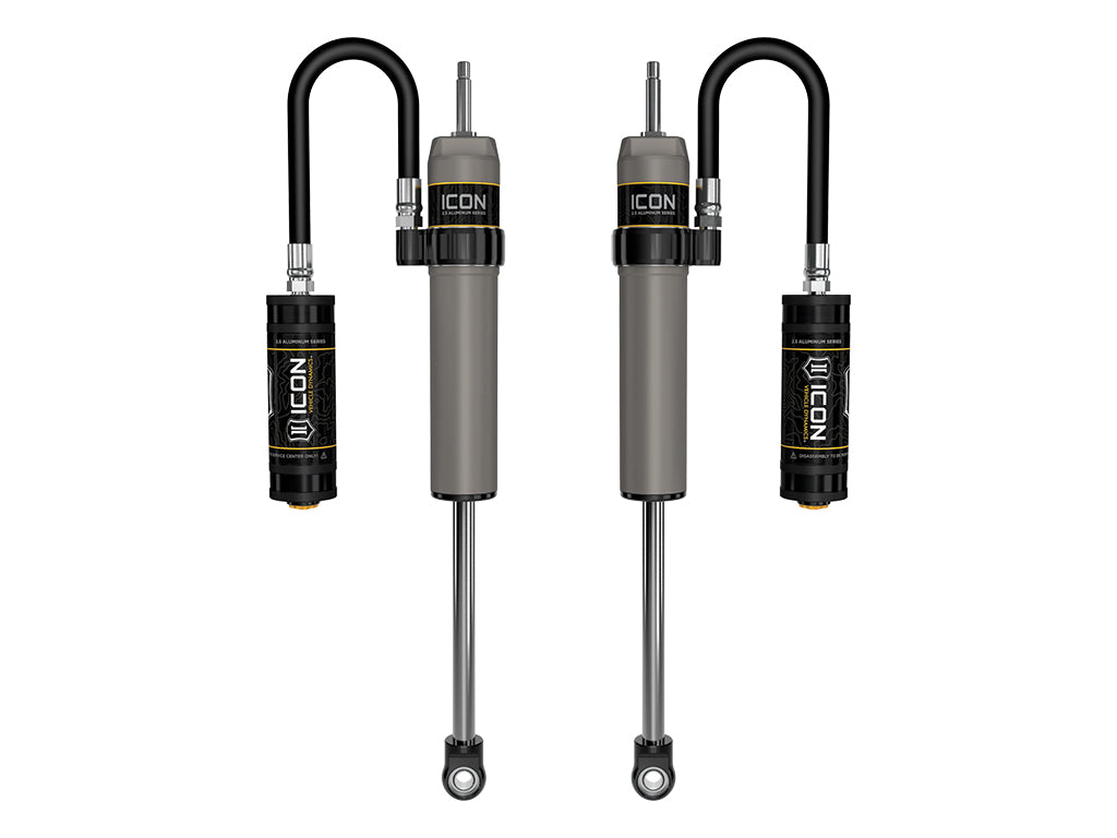 2024-2025 Toyota Land Cruiser 250 Series 2024-2025 Lexus GX550 0-3 Inch Lift Rear V.S. 2.5 Aluminum Series Shock Absorbers Remote Reservoir Pair Icon Vehicle Dynamics