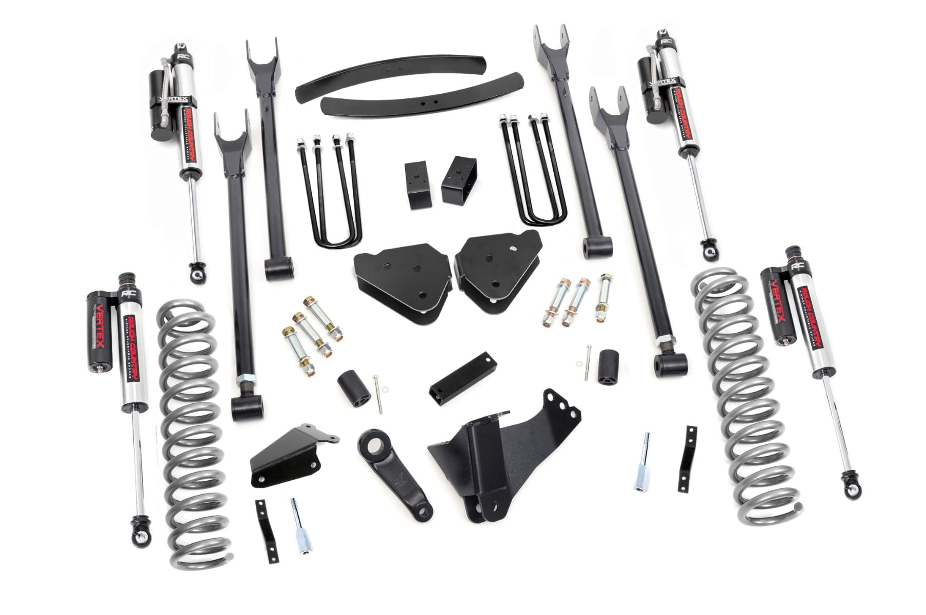 6 Inch Lift Kit Diesel 4 Link Vertex Ford F-250/F-350 Super Duty (05-07) Rough Country
