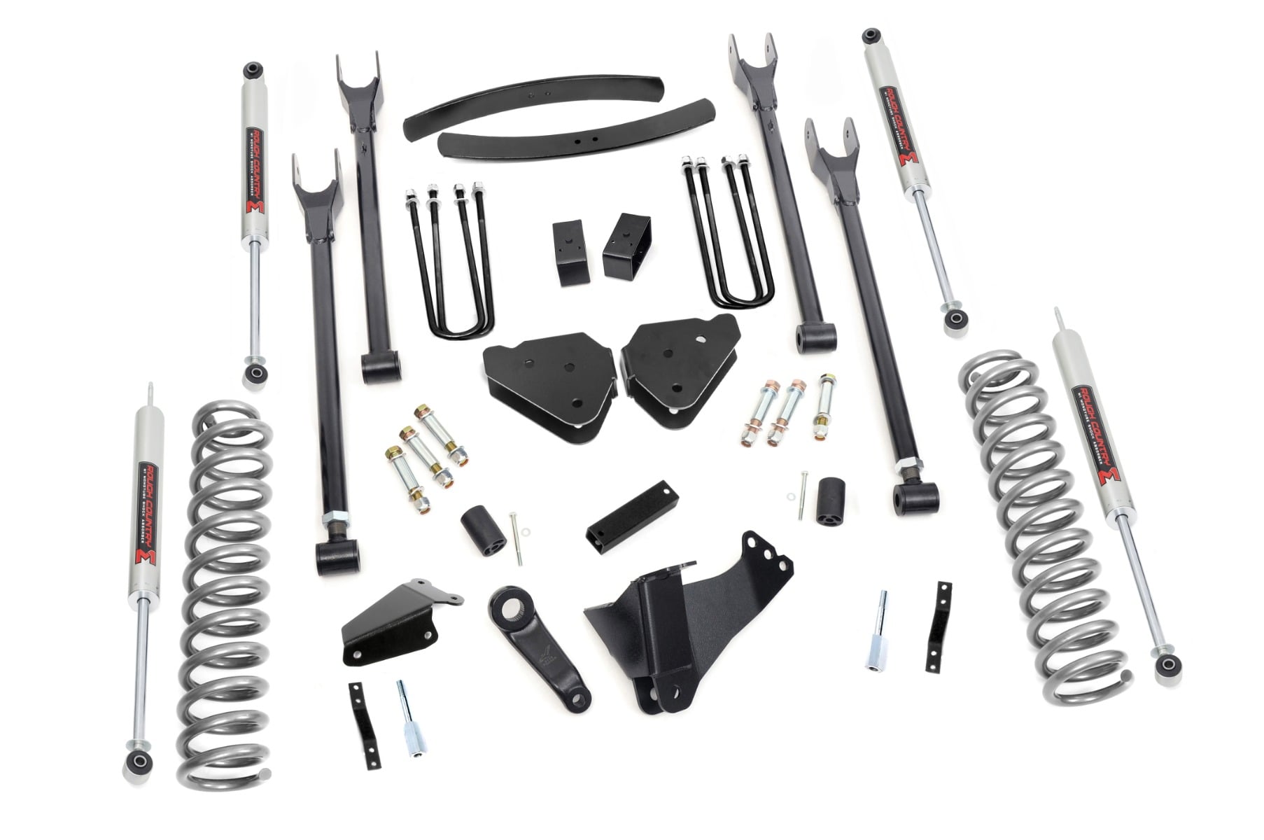 6 Inch Lift Kit Diesel 4 Link M1 Add-A-Leaf Ford F-250/F-350 Super Duty (05-07) Rough Country