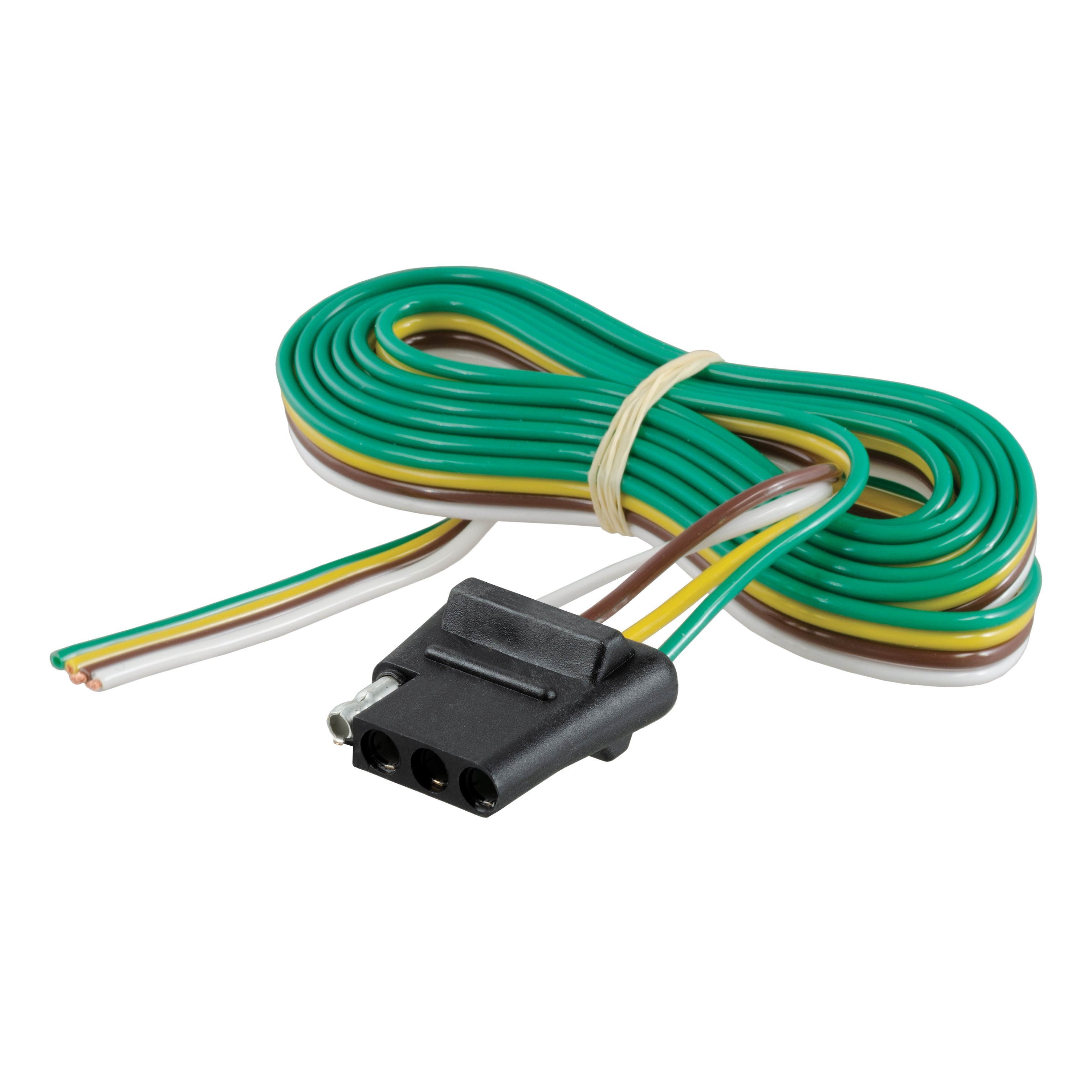 CURT Vehicle-Side 4-Pin Flat Trailer Wiring Harness with 60-Inch Wires Model 58041