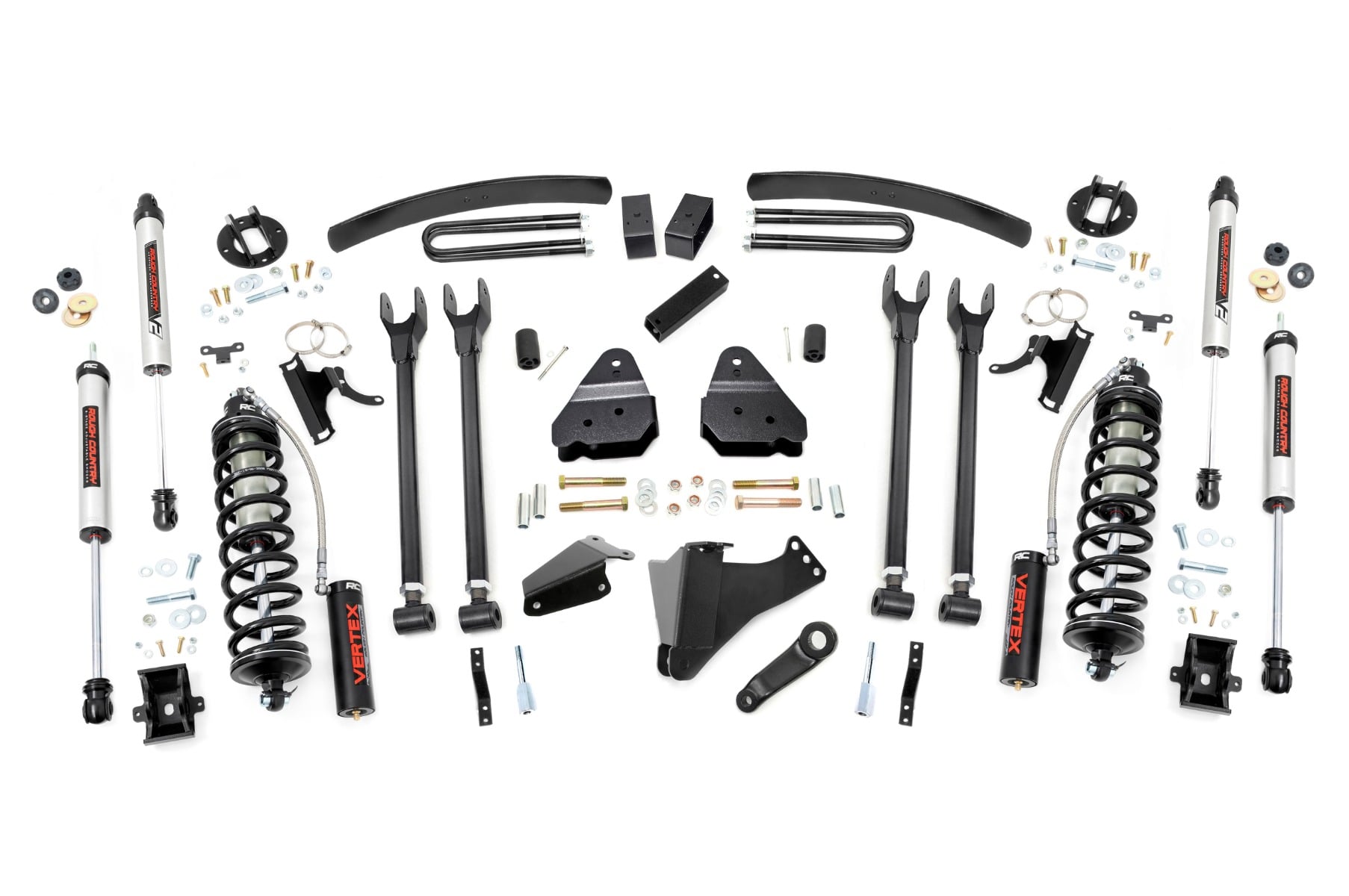 6 Inch Lift Kit Diesel 4 Link OVLDS C/O V2 Ford F-250/F-350 Super Duty (05-07) Rough Country
