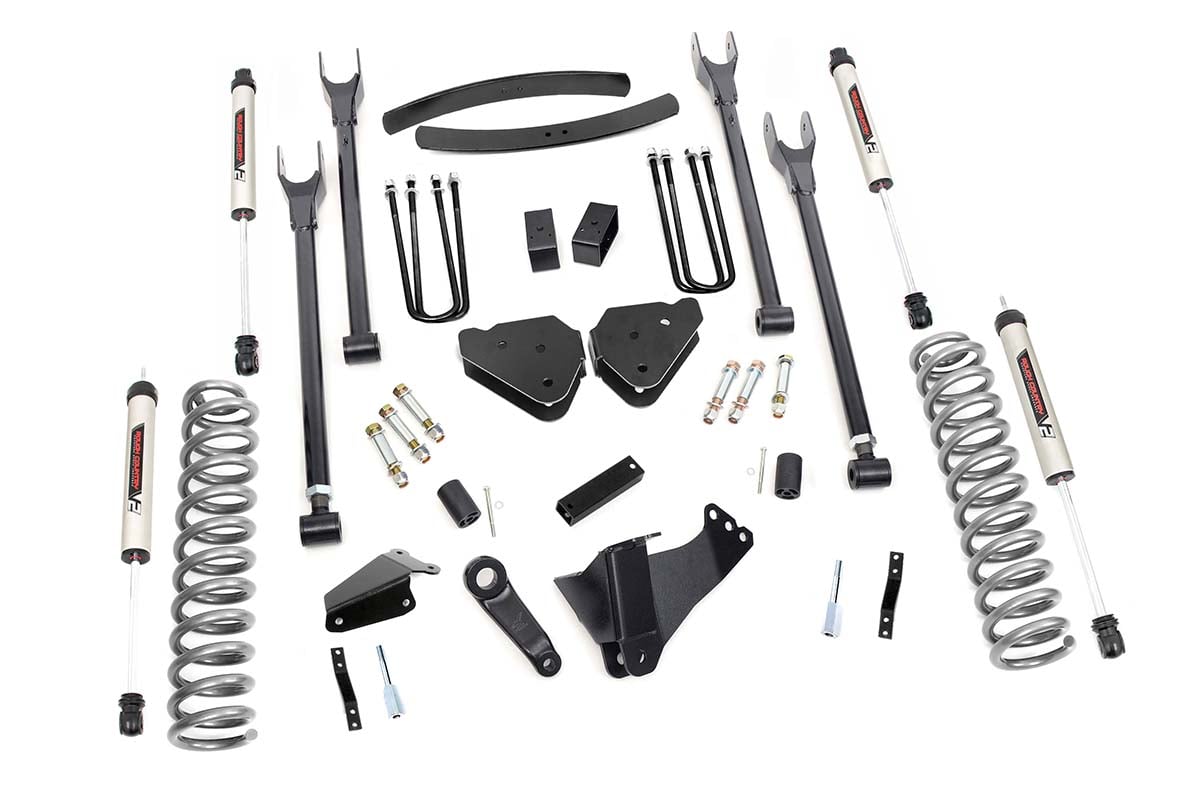 6 Inch Lift Kit Diesel 4 Link OVLDS V2 Ford F-250/F-350 Super Duty (05-07) Rough Country