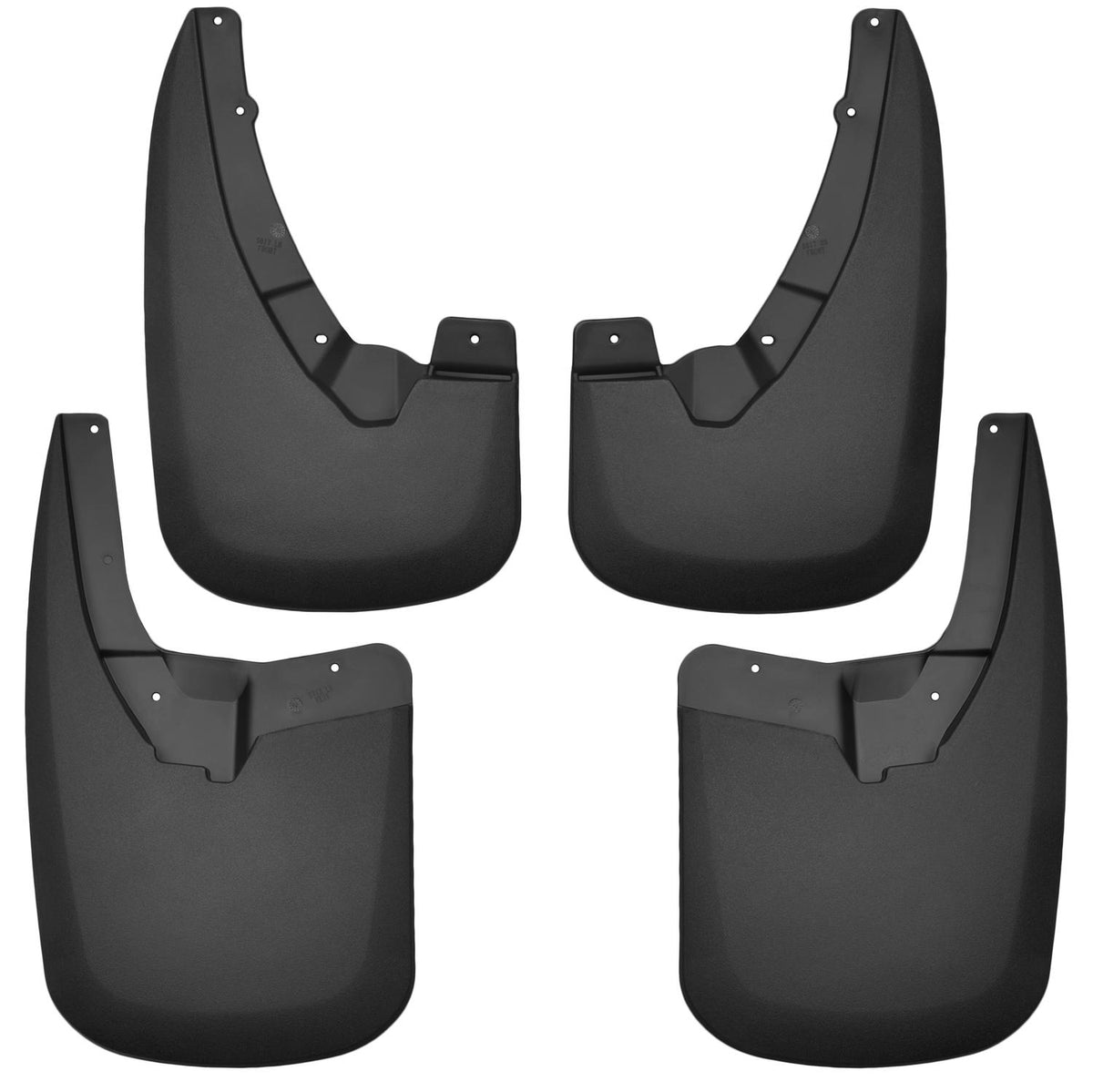Custom Mud Guards Front and Rear Mud Guard Set For 2009-2024 Ram 1500/2500/3500, 1500 Classic, 2500, 3500 Husky Liners