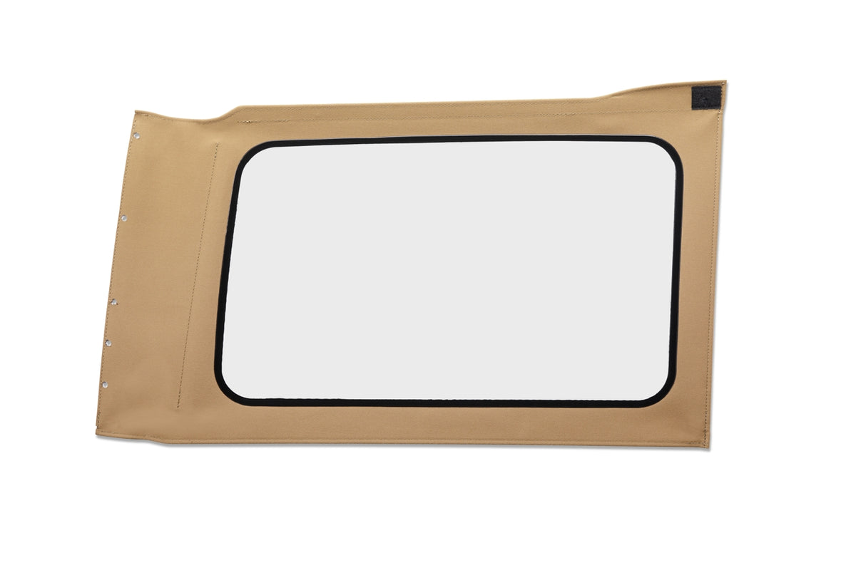 OE JL Replacement Windows Jeep 2018-26 Wrangler JL Quarter Right Hand 4-Door Tan Twill Clear Bestop