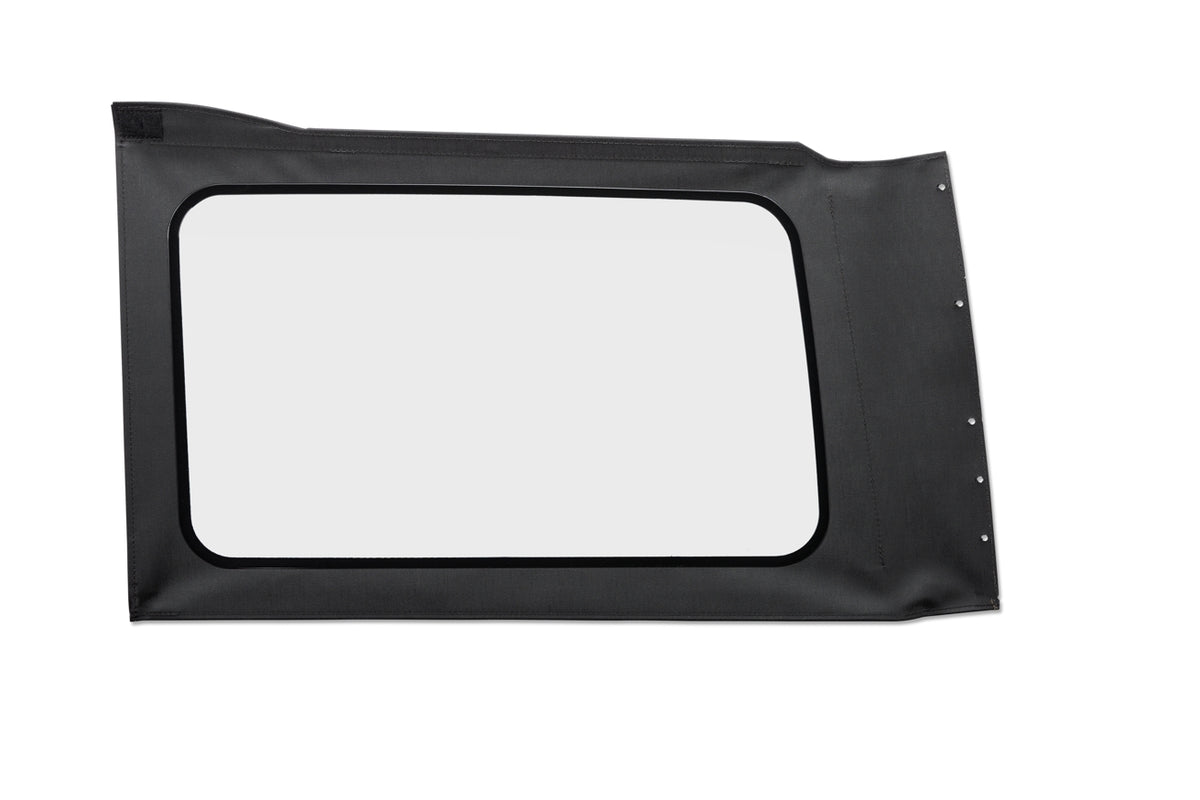 OE JL Replacement Windows Jeep 2018-26 Wrangler JL Quarter Left Hand 4-Door Black Vinyl Clear Bestop