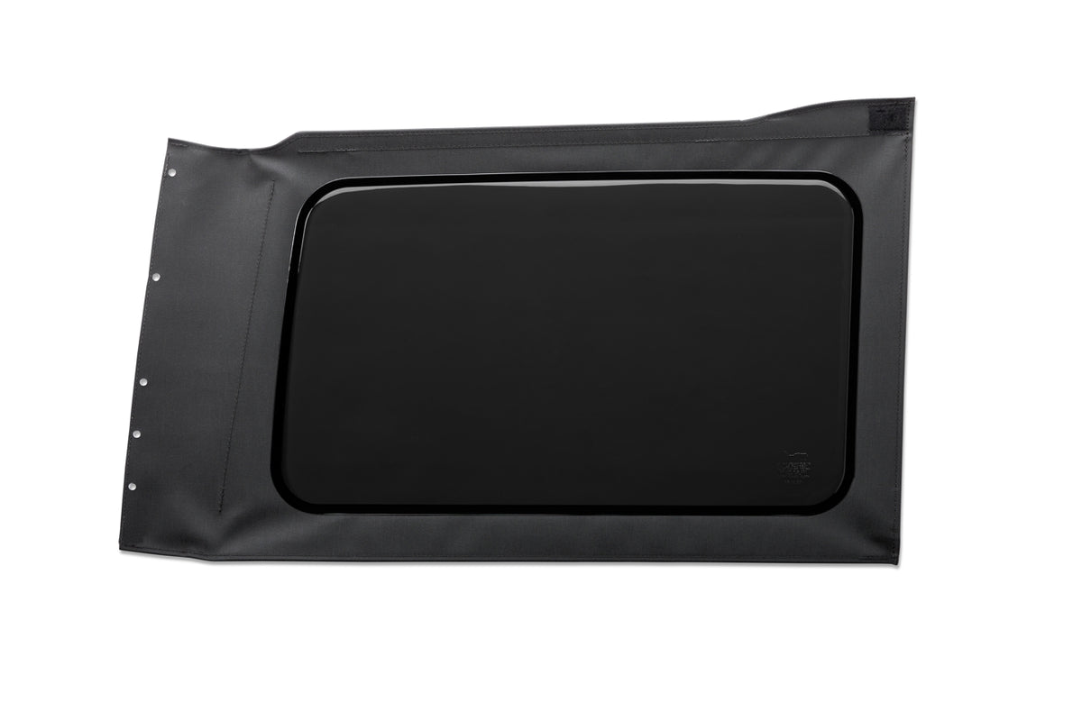 OE JL Replacement Windows Jeep 2018-26 Wrangler JL Quarter Right Hand 4-Door Black Vinyl Tinted Bestop