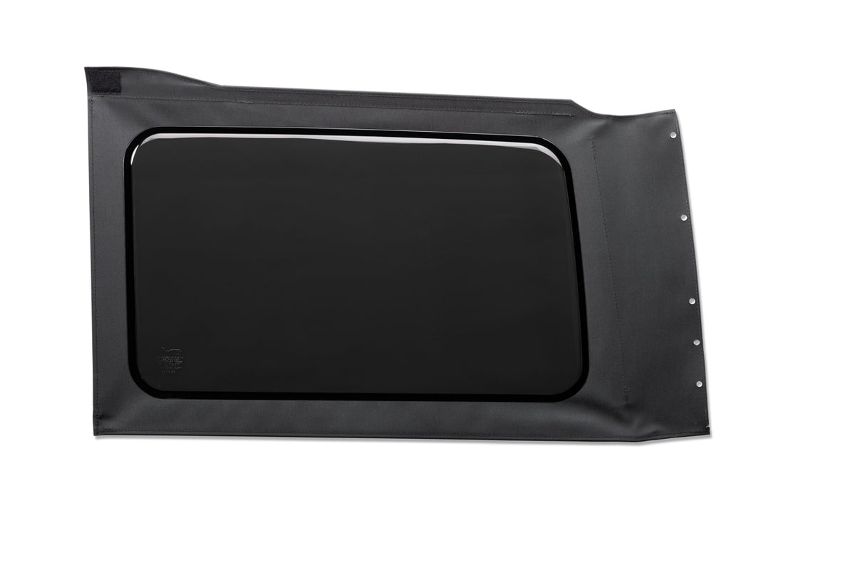 OE JL Replacement Windows Jeep 2018-26 Wrangler JL Quarter Left Hand 4-Door Black Vinyl Tinted Bestop