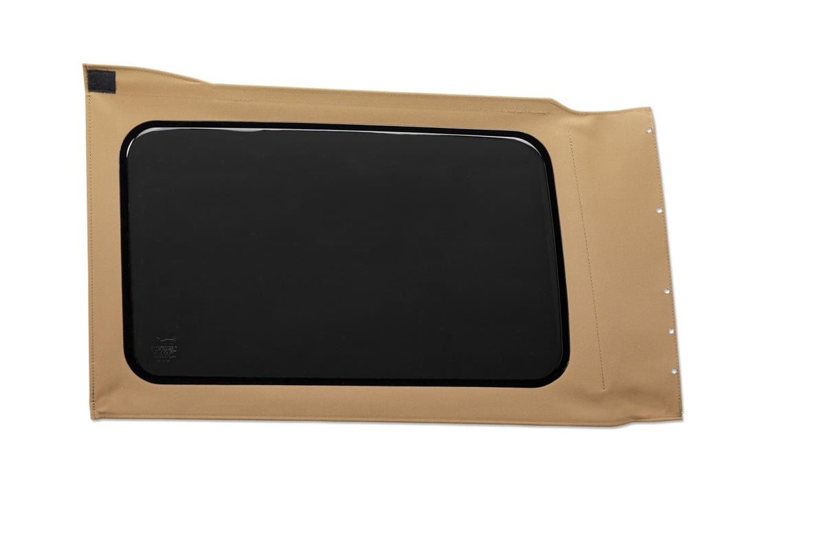 OE JL Replacement Windows Jeep 2018-26 Wrangler JL Quarter Left Hand 4-Door Tan Twill Tinted Bestop