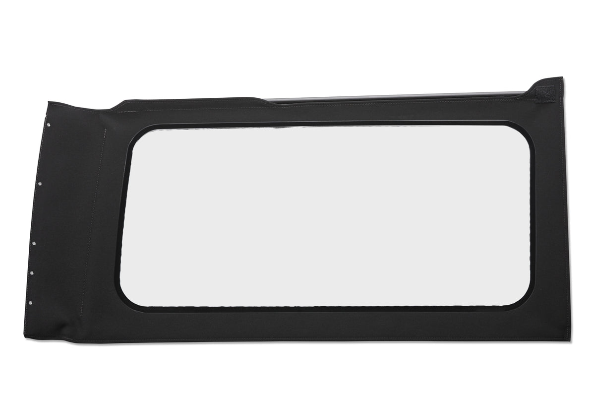 OE JL Replacement Windows Jeep 2018-26 Wrangler JL Quarter Right Hand 2-Door Black Twill Clear Bestop