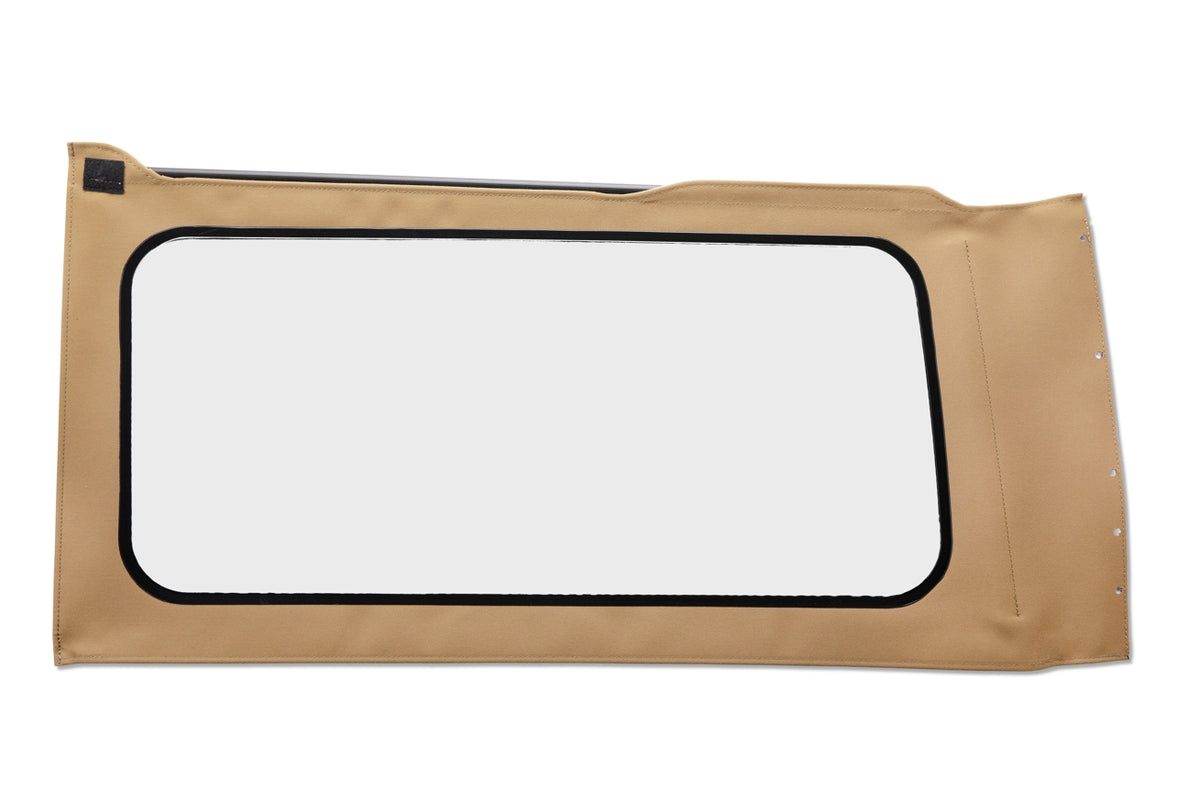 OE JL Replacement Windows Jeep 2018-26 Wrangler JL Quarter Left Hand 2-Door Tan Twill Clear Bestop