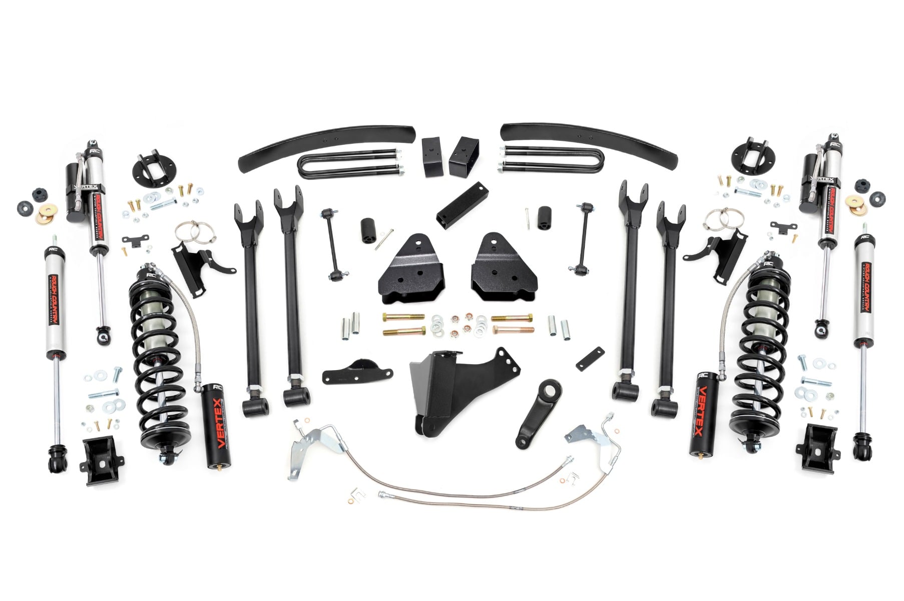 6 Inch Lift Kit Diesel 4 Link C/O Vertex Ford F-250/F-350 Super Duty (08-10) Rough Country