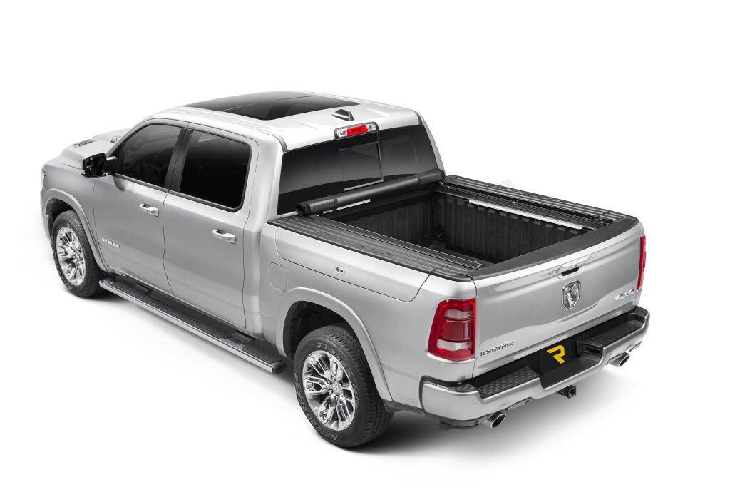 Lo Pro Tonneau Cover Black Black 2019-2026 (New Body Style) Ram 5 Foot 7 Inch Bed with RamBox with or without Multifunction Tailgate Truxedo