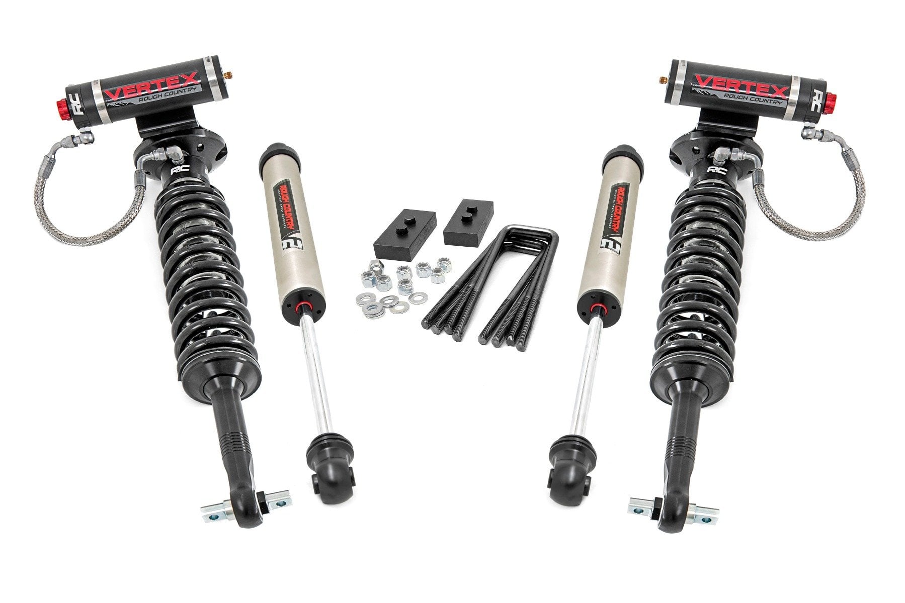 2 Inch Lift Kit Vertex/V2 Ford F-150 4WD (2021-2026) Rough Country