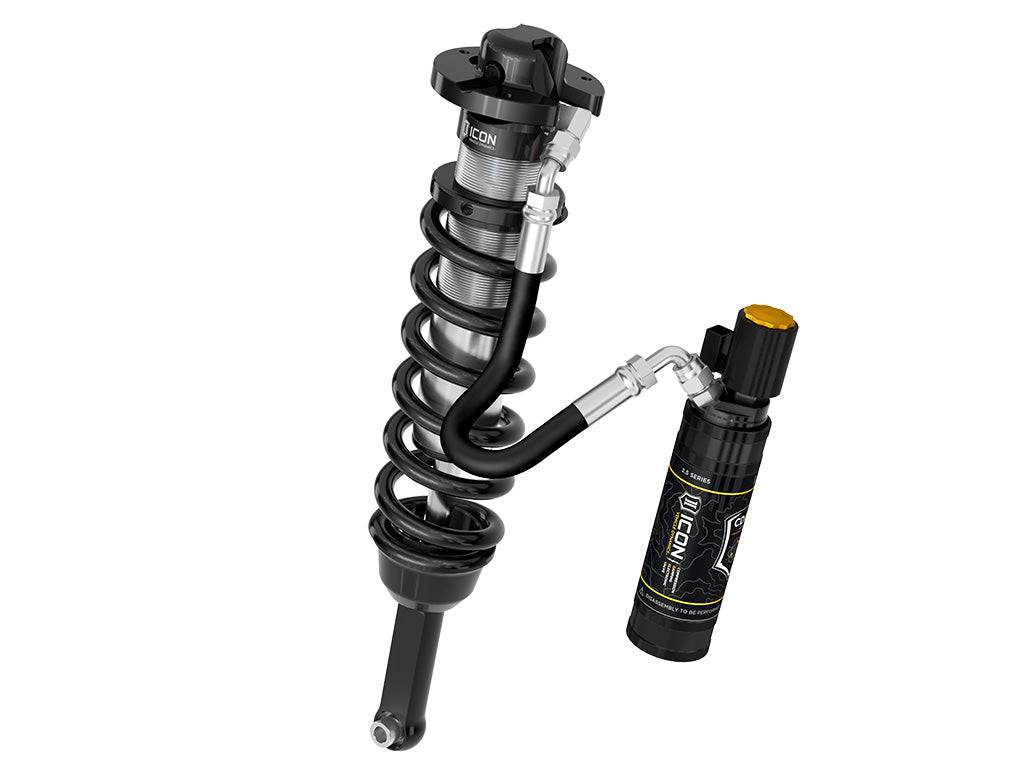 2005-2023 Toyota Tacoma 2.5 Vs Extended Travel Remote Reservoir W/ CDEV Coilover Kit 700 Lbs/In Coils Icon Vehicle Dynamics