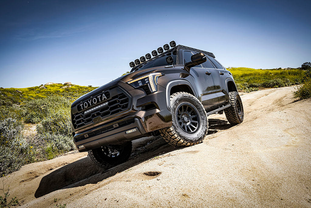 2022-2025 Toyota Tundra 1.25-3.5 Inch Lift 2023-2025 Sequoia 3-4.5 Inch Lift Front V.S. 2.5 Series Coilover Kit Remote Reservoir Pair Icon Vehicle Dynamics
