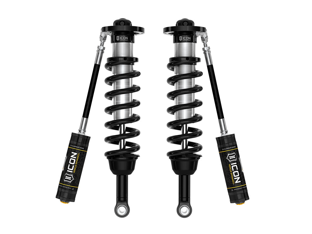 2023-2025 Sequoia Trd Pro 1-2.5 Inch Lift Front V.S. 2.5 Series Front Coilover Kit Remote Reservoir Pair Icon Vehicle Dynamics